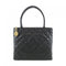 Medallion Tote Quilted Caviar