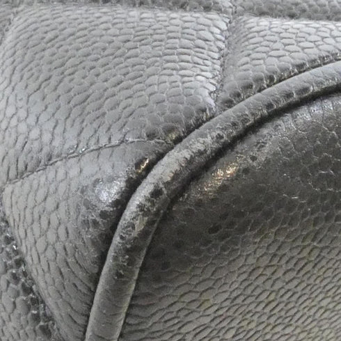 Medallion Tote Quilted Caviar