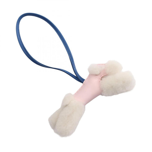 Charm Agneau Milo Blue Pink White Handbag Charm