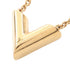 Essential V Pendant Necklace Gold Plated