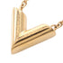 Essential V Pendant Necklace Gold Plated