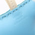 Charm Agneau Milo Sheepskin Blue and White Handbag Charm