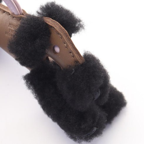 Charm Agneau Milo and Leather Handbag Charm