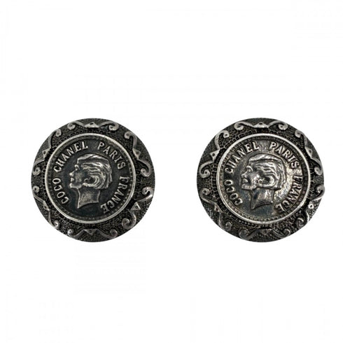 Clip-On Earrings Clip-On Silver-Tone Metal