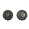 Clip-On Earrings Clip-On Silver-Tone Metal