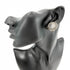 Clip-On Earrings Clip-On Silver-Tone Metal