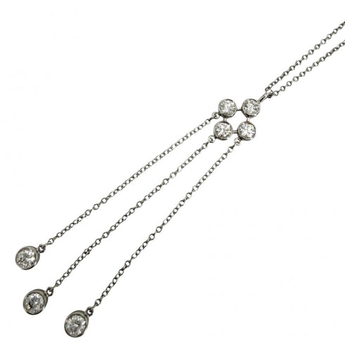 Pendant Necklace Platinum With Diamond