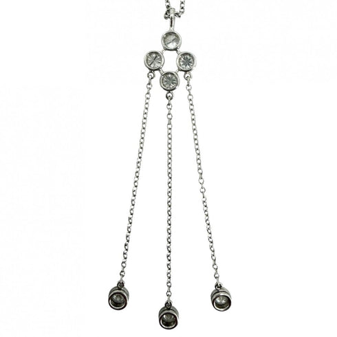 Pendant Necklace Platinum With Diamond