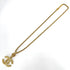 CC Logo Pendant Necklace Metal