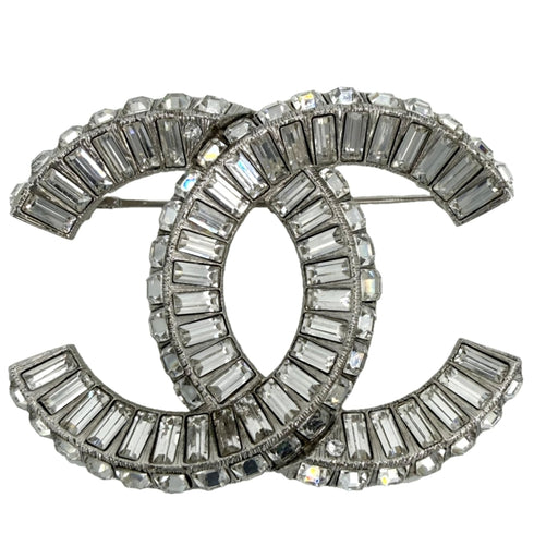CC Logo Brooch Sterling Silver