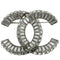 CC Logo Brooch Sterling Silver