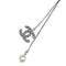CC Logo Pendant Necklace Metal