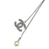 CC Logo Pendant Necklace Metal