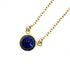 Elsa Peretti Pendant Necklace 18K Yellow Gold and Lapis Lazuli