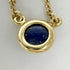 Elsa Peretti Pendant Necklace 18K Yellow Gold and Lapis Lazuli