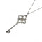 Pendant Necklace Platinum and Yellow Gold
