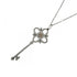 Pendant Necklace Platinum and Yellow Gold