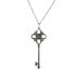 Pendant Necklace Platinum and Yellow Gold