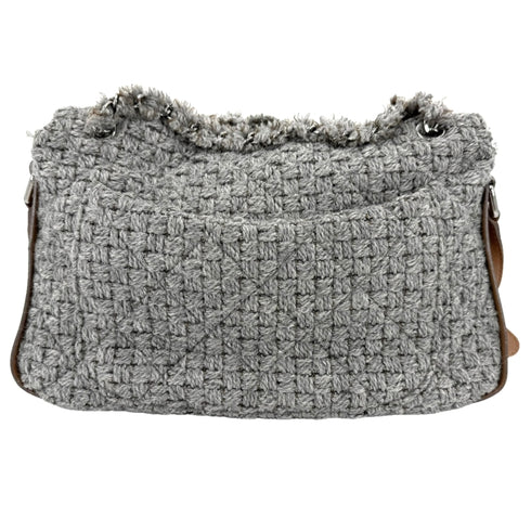 Classic Double Flap Bag Quilted Tweed Medium