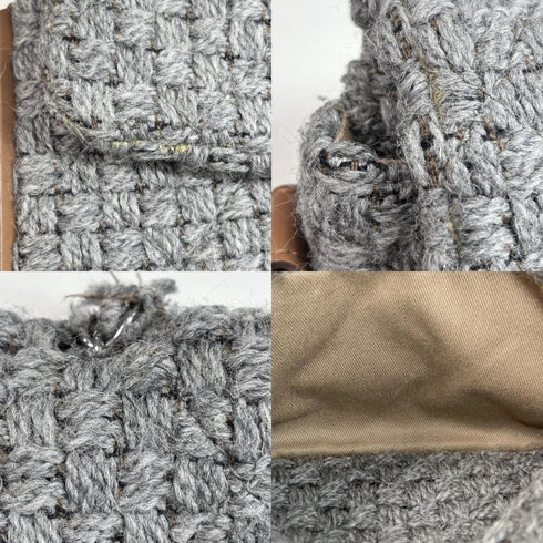 Classic Double Flap Bag Quilted Tweed Medium