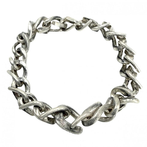 Forge Bracelet Sterling Silver Medium
