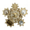 CC Logo Brooch Metal
