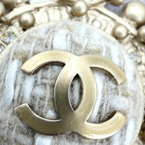 CC Logo Brooch Metal