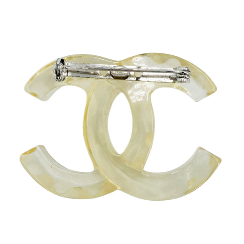 CC Logo Brooch Metal