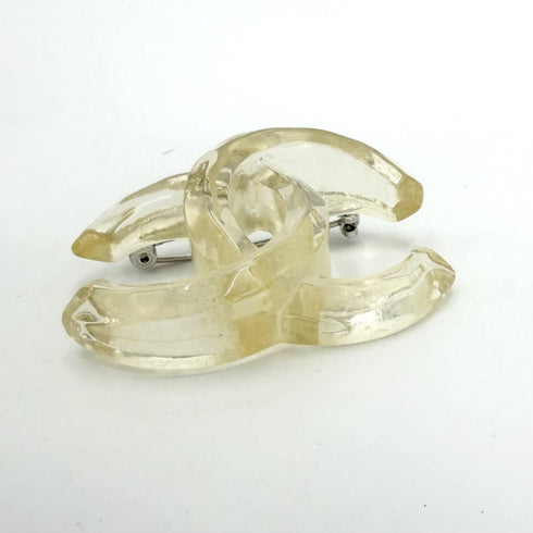 CC Logo Brooch Metal