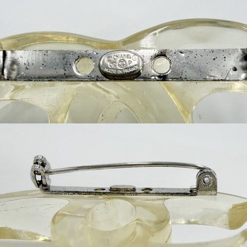 CC Logo Brooch Metal