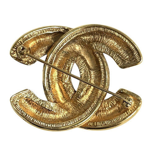 CC Logo Brooch Metal