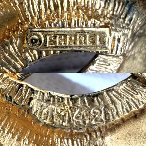 CC Logo Brooch Metal