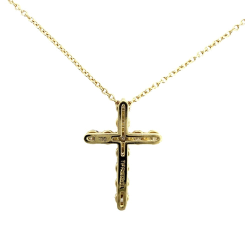 Pendant Necklace 18K Yellow Gold Small with Diamond