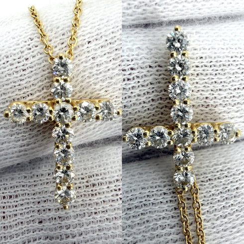 Pendant Necklace 18K Yellow Gold Small with Diamond