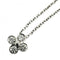 Bezel-Set Pendant Necklace Platinum with Diamond