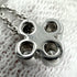 Bezel-Set Pendant Necklace Platinum with Diamond