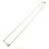Heart Key Pendant Necklace 18K Rose Gold