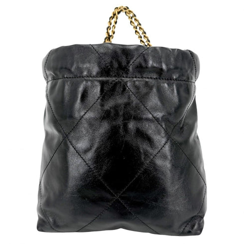 22 Chain Hobo Quilted Calfskin with Pearl Chain Mini