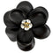 CC Logo Flower Brooch Metal