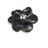 CC Logo Flower Brooch Metal