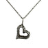 Sentimental Heart Pendant Necklace Platinum with Diamond