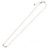 T Smile Mini Pendant Necklace 18K Rose Gold