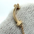 T Smile Mini Pendant Necklace 18K Rose Gold