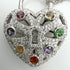 Pendant Necklace 18K White Gold With Diamond