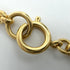 CC Logo Chain Heart Pendant Necklace Metal