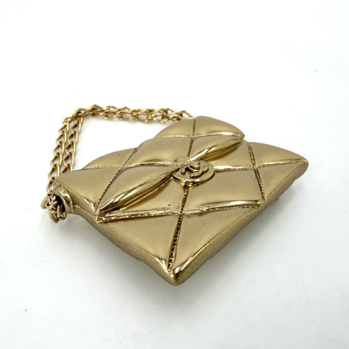 CC Logo Brooch Metal