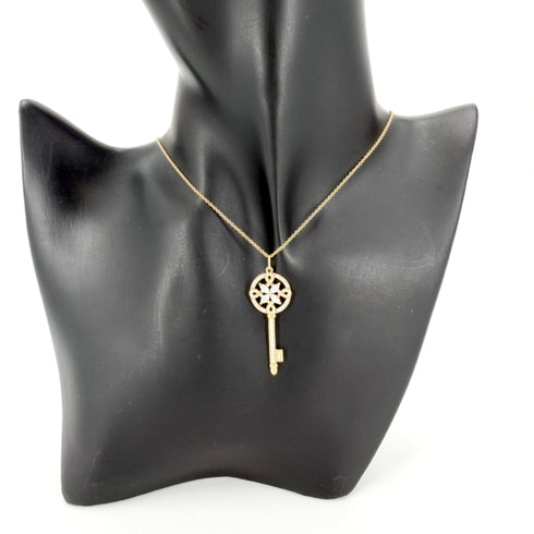 Pendant Necklace 18K Yellow Gold with Diamond