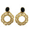 CC Logo Clip-On Earrings Gold-Tone Metal Gold-Tone Metal