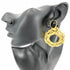 CC Logo Clip-On Earrings Gold-Tone Metal Gold-Tone Metal