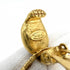 CC Logo Clip-On Earrings Gold-Tone Metal Gold-Tone Metal